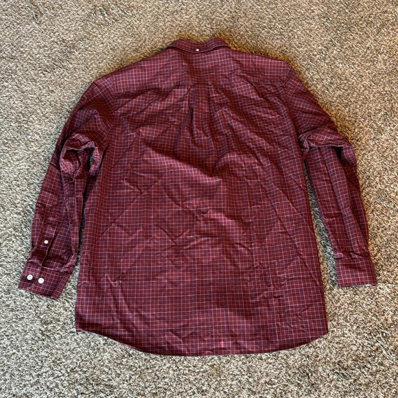 Duluth Trading Men’s XLT Red Button Down Shirt Hiking Work - Picture 2 of 4